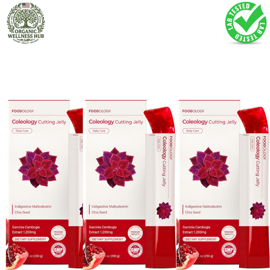 Foodology Coleology Cutting Jelly Daily Care 3-Pack – Garcinia Cambogia & Chia Seed Supplement | Organic Wellness Hub