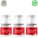 Glycogen Support 3-Pack Bundle — 180 Capsules | Blood Sugar, Cardiovascular & Vein Health | Lab Tested | Best Value | Organic Wellness Hub
