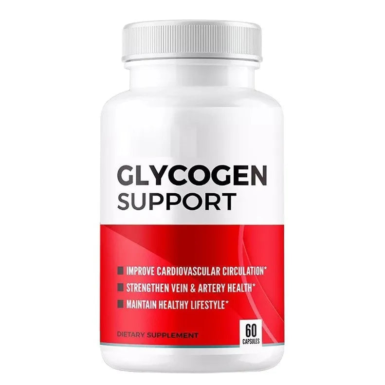 Glycogen Support Supplement — Blood Sugar Balance, Cardiovascular & Vein Health | 60 Capsules | Lab Tested | Organic Wellness Hub