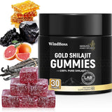 Gold Shilajit Gummies with Manuka Honey - Premium Shilajit Wellness Gummies | 30 Gummies