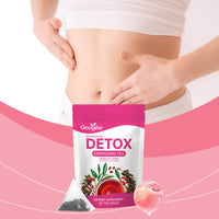 Googeer Detox Energizing Tea ? 28 Pyramid Tea Bags | Peach Flavor Natural Detox | Belly Bloat Relief, Body Cleanse & Energy Boost Dietary Supplement