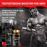 Testosterone Booster for Men – Natural Energy Strength & Lean Muscle Support 60 Quick Release Capsules | Organic Wellness Hub