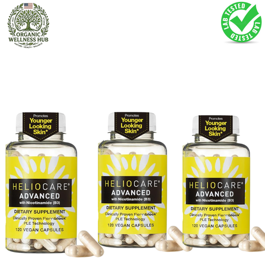 Heliocare Advanced 3 Bottle Value Pack (360 Vegan Capsules) | Organic Wellness Hub