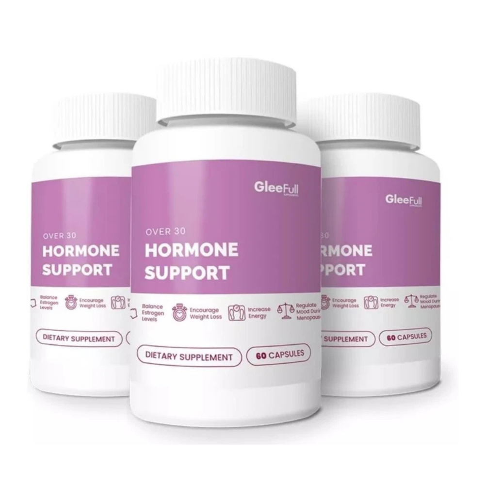 Hormone Support Supplement for Women Over 30 (3 Pack) – Estrogen Balance, Energy & Menopause Support | Organic Wellness Hub
