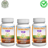 Immuno 150 3-Pack – 450 Veggie Caps, 150-Day Immune & Mineral Support Bundle | Organic Wellness Hub