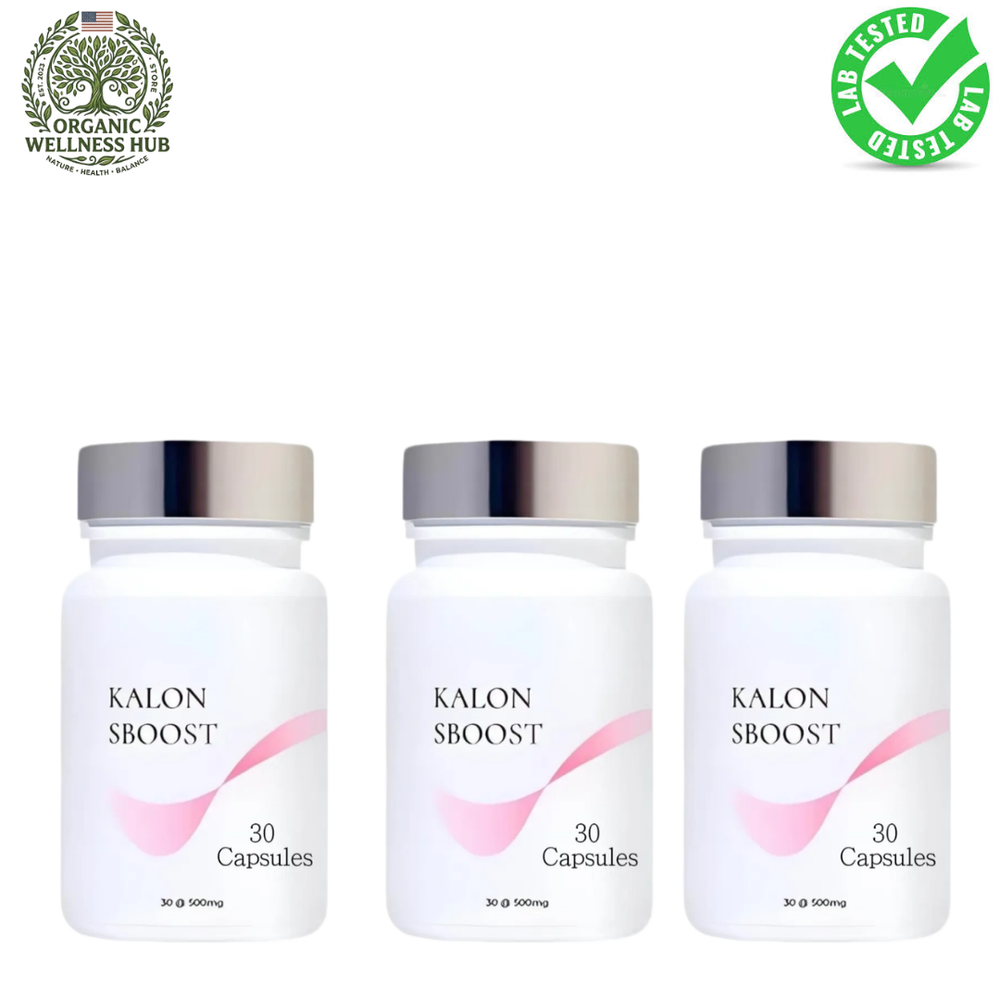 Kalon Sboost 3-Pack Beauty Bundle 500mg | 90 Capsules | Organic Wellness Hub