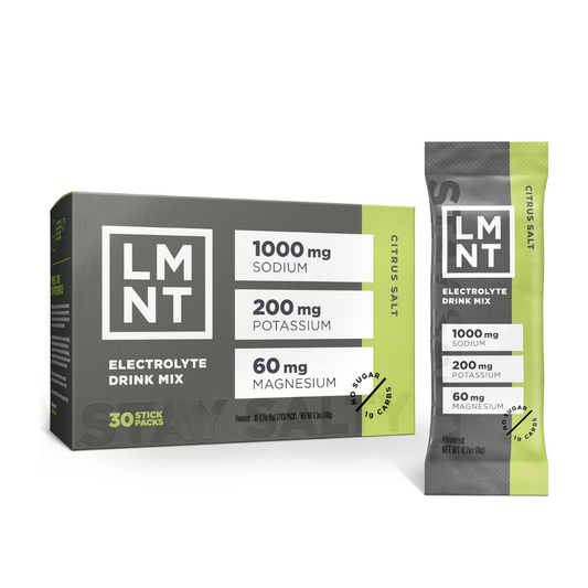 LMNT Citrus Salt Electrolyte Drink Mix 30 Pack | Keto & Sugar-Free | Organic Wellness Hub