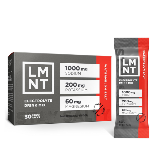 LMNT Electrolyte Drink Mix Watermelon Salt 30 Stick Packs | Sugar-Free Hydration Support | Organic Wellness Hub