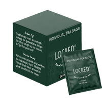 LOCRED Natural Mucus & Lung Detox Tea | Mullein Leaf & American Ginseng | Respiratory Support Herbal Tea ? 15 Individual Tea Bags