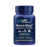 Life Extension Neuro-Mag Magnesium L-Threonate 90 Vegetarian Capsules | Memory & Cognitive Support | Organic Wellness Hub