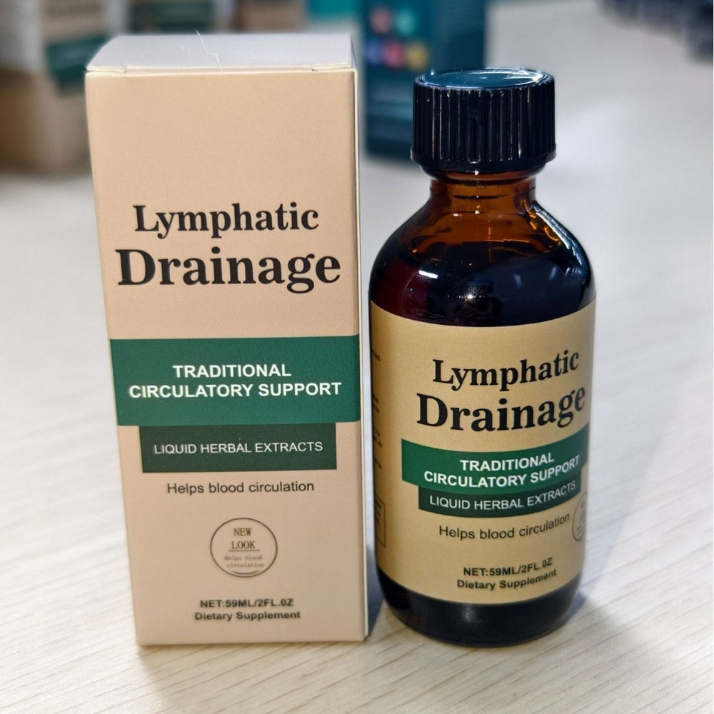 Lymphatic Drainage Liquid Herbal Extract | Traditional Circulatory Support Drops 59ml | Lab Tested | Organic Wellness Hub