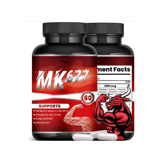 MK-677 Ibutamoren 1000mcg Capsules – Muscle Growth, Recovery & Bone Support | Organic Wellness Hub