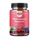 Menopause Support Supplement - 60 Capsules | Hot Flash Relief, Hormone Balance & Mood Support for Women