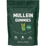 Mullein Gummies for Lung Support & Detox - Natural Pear Flavor Dietary Supplement 60 Gummies | Organic Wellness Hub
