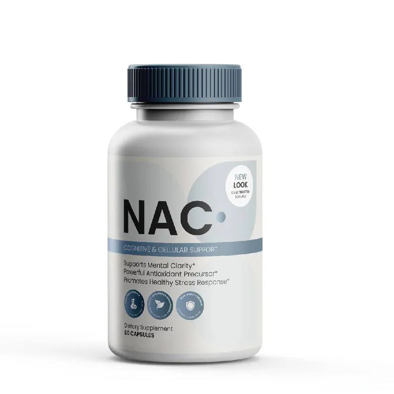 NAC N-Acetyl Cysteine Supplement – Cognitive & Cellular Support Mental Clarity Antioxidant & Stress Response 60 Capsules | Organic Wellness Hub