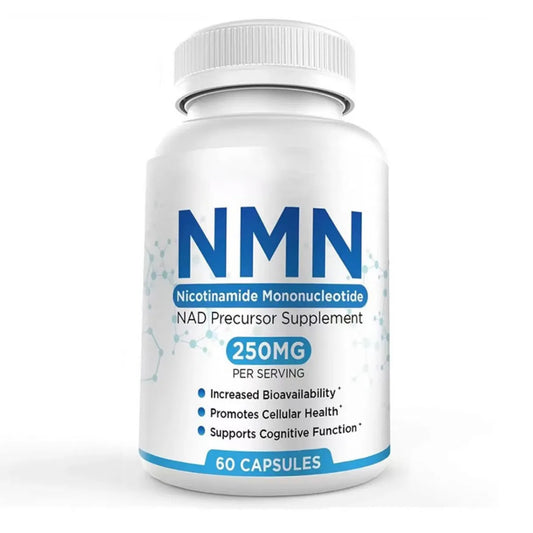 NMN 250mg Nicotinamide Mononucleotide | NAD Precursor | High Bioavailability | Cellular Health & Cognitive Support | 60 Capsules – Organic Wellness Hub

