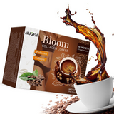 NUGEN Bloom Collagen Coffee with Probiotics | 10 Sachets | Slimming Beauty Coffee | Organic Wellness Hub