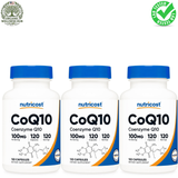 Nutricost CoQ10 Coenzyme Q10 100mg (3 Pack) – 360 Capsules Total | Premium CoQ10 Supplement | Organic Wellness Hub