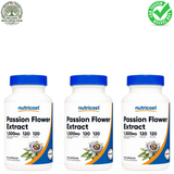 Nutricost Passion Flower Extract 1500mg (3 Pack) – 360 Capsules Total | Premium Herbal Supplement | Organic Wellness Hub