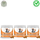 Organic Wellness Hub 3X Pre, Pro & Post-Biotic Dog Treats | Lab Tested Gut & Immune Support