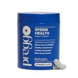 Preggo Sperm Health Support Capsules | 60 Vegan Capsules | Sperm Count, Motility & Testosterone | O Positiv Health | Organic Wellness Hub