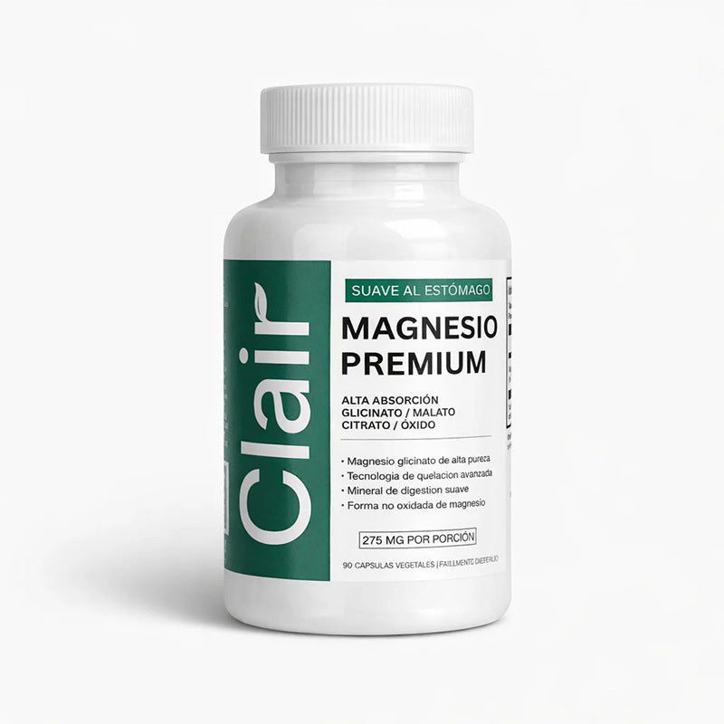 Premium Magnesium Complex Capsules 275mg | High Absorption Magnesium Glycinate, Malate & Citrate | Organic Wellness Hub