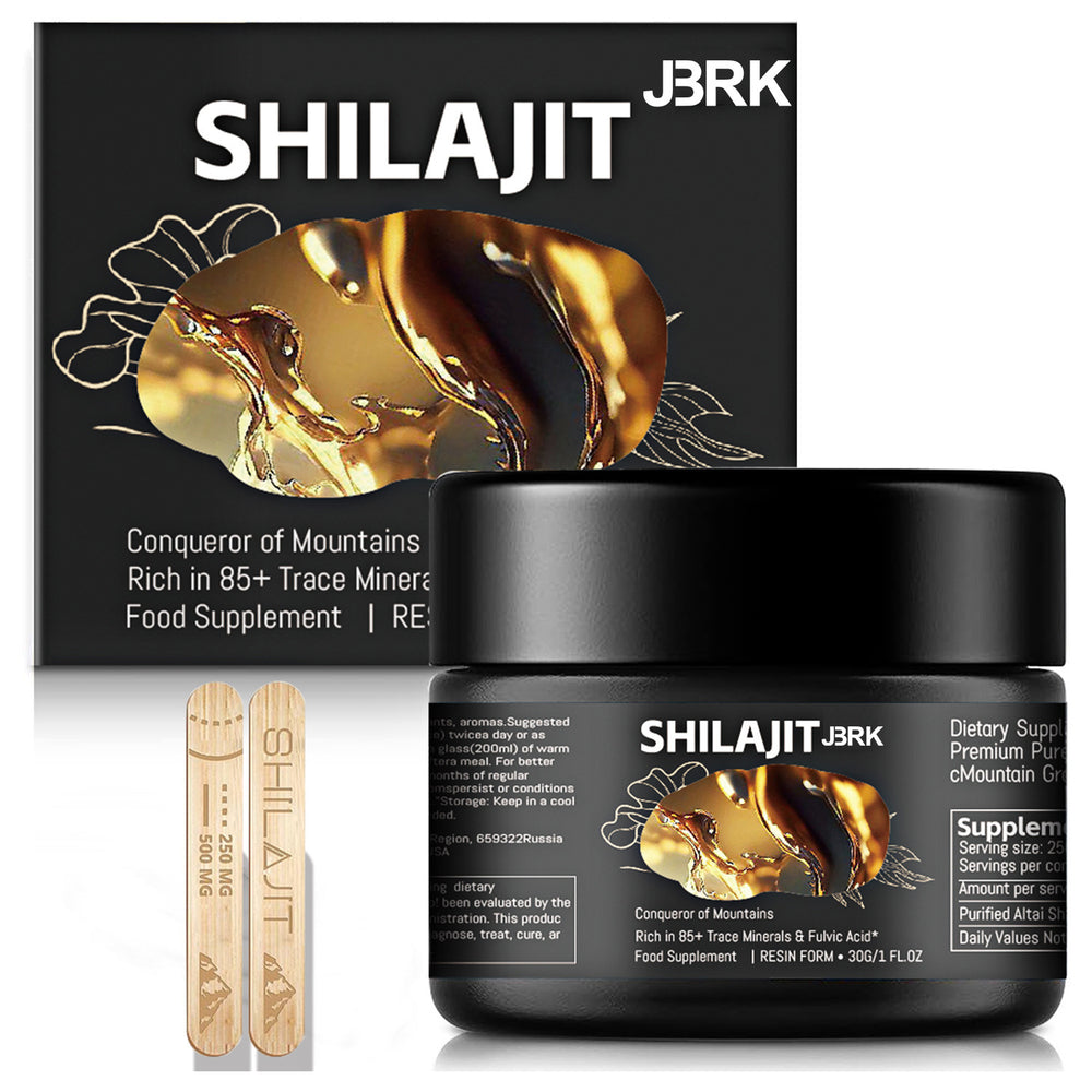 Premium Shilajit Resin 30g with 85+ Trace Minerals & Fulvic Acid | Organic Wellness Hub