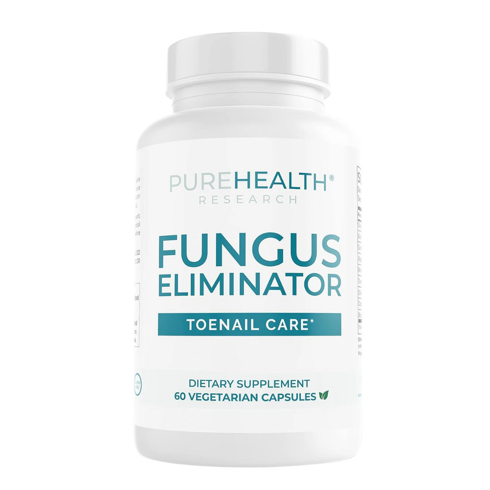 PureHealth Research Fungus Eliminator Toenail Care - 60 Vegetarian Capsules | Natural Nail & Foot Wellness Support | Organic Wellness Hub