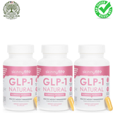 SkinnyFit GLP-1 Natural Slimming Probiotic 3-Pack | Berberine Extract for Appetite Control, Cravings & Healthy Weight Management – 90 Capsules | Organic Wellness Hub