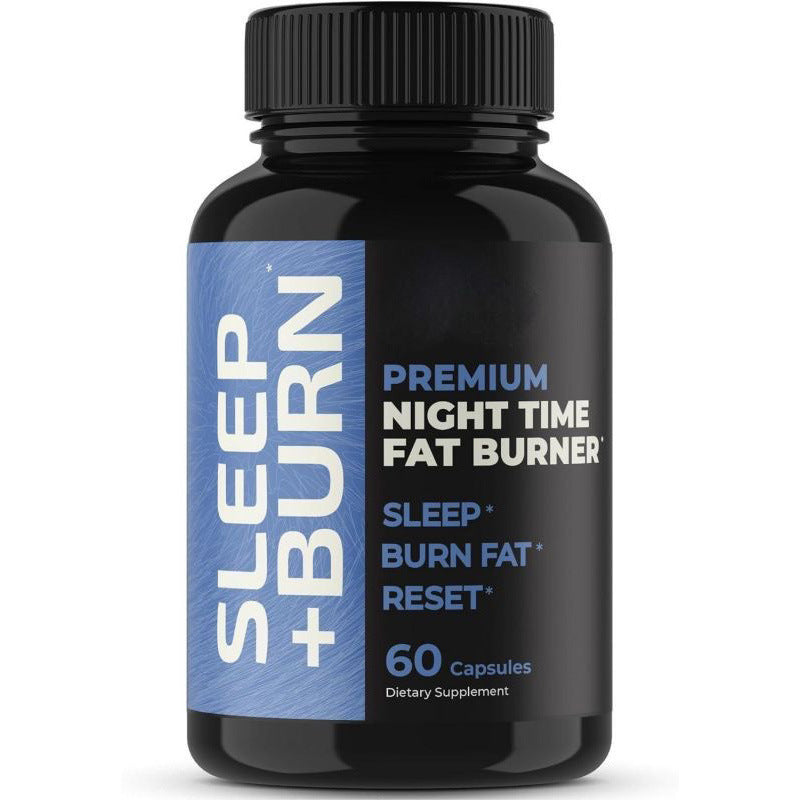 Sleep + Burn Premium Night Time Fat Burner - 60 Capsules | Sleep Aid & Metabolism Support | Organic Wellness Hub