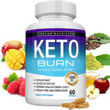 Toplux Nutrition Keto Burn 1200mg | Ketosis Formulation | Ultra Ketones | 60 Capsules | Vegan & Non-GMO | Lab Tested | Organic Wellness Hub
