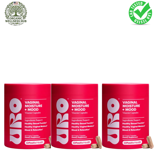 URO Vaginal Moisture + Mood 3-Pack | 90-Day Supply – Organic Wellness Hub
