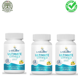 Ultimate Omega Fish Oil Softgels 3-Pack (240 Capsules) | Lab Tested Omega-3 Supplement | Organic Wellness Hub