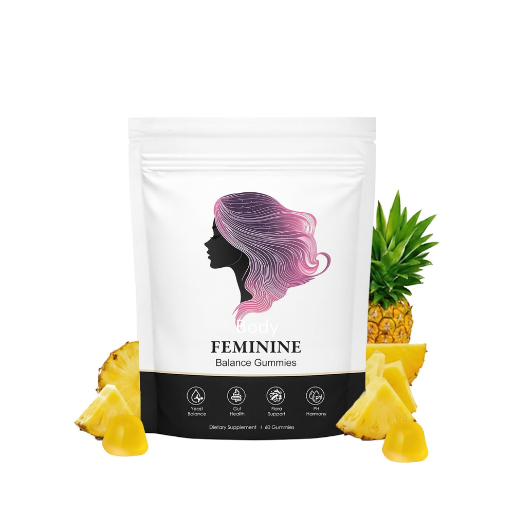Feminine Balance Gummies 3-Pack | Yeast, Gut & pH Support | Lab Tested | Organic Wellness Hub