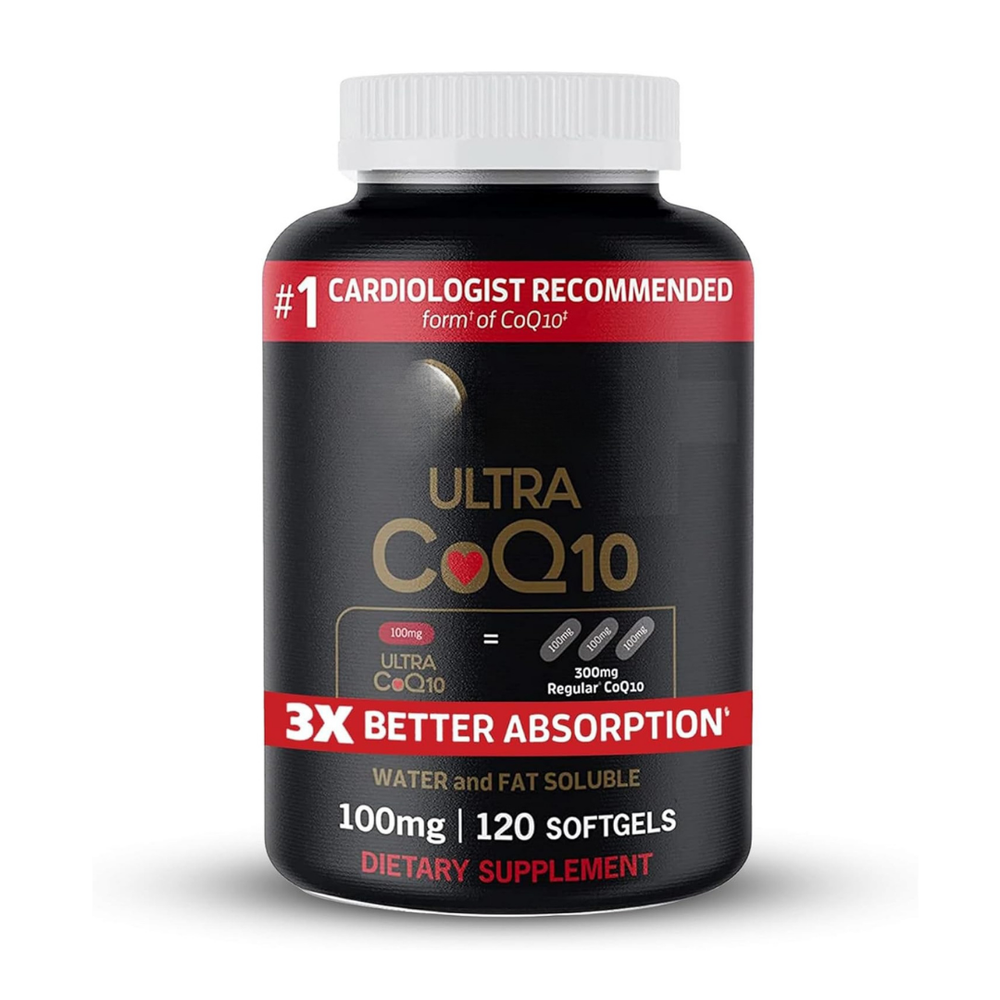 Ultra CoQ10 100mg Softgels (120 Count) - 3X Better Absorption, Cardiologist Recommended | Organic Wellness Hub