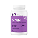 3X NMN 1000mg Ultimate 10-in-1 Supplement | 360 Vegetarian Capsules | Lab Tested | Organic Wellness Hub