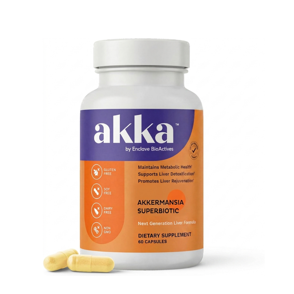 Akka Akkermansia Superbiotic 3 Pack | 180 Capsules Total | Gut & Metabolic Health Support | Organic Wellness Hub