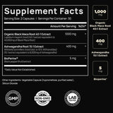 Terra ELMNT Black Maca + Ashwagandha 3-Pack | 180 Capsules