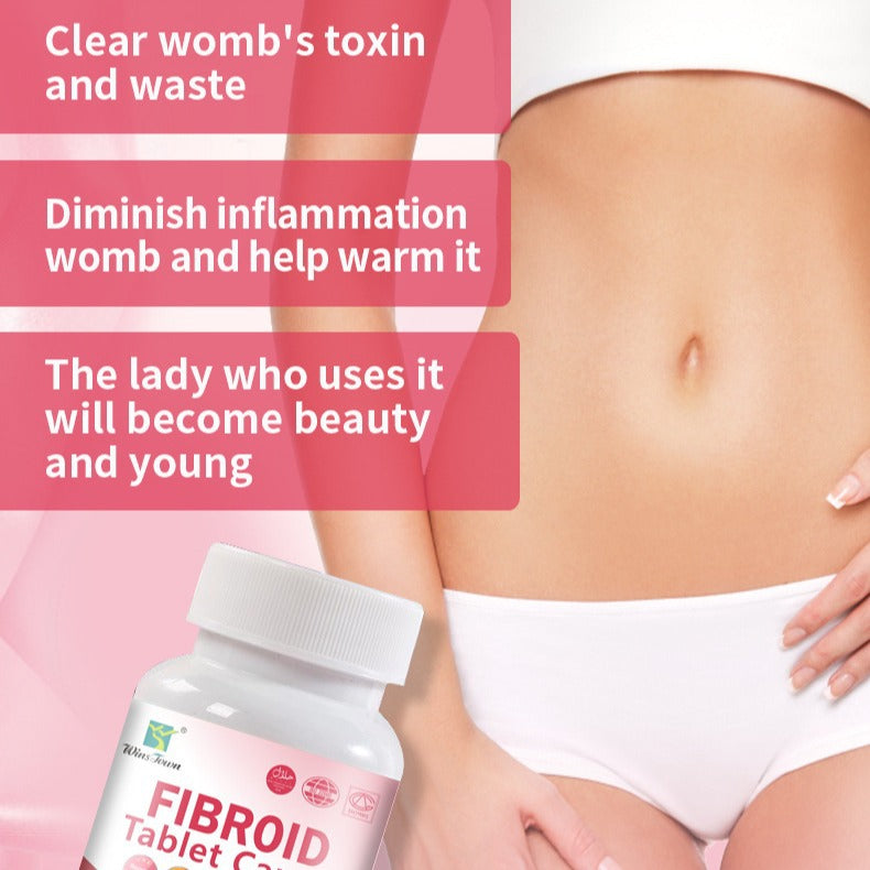 WinsTown Fibroid Tablet Candy for Women - 60 Tablets | Remove Toxins, Warm Palace, Reduce Inflammation, Beauty Care & Improve Fertility | Natural Women's Wellness Supplement | Organic Wellness Hub