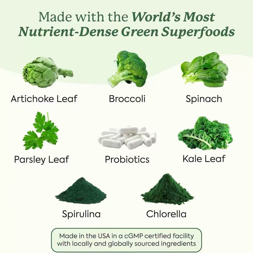 Super Veggie Gummies 100 Billion CFU - Greens & Probiotics Gummies for Gut Health Support | Organic Wellness Hub