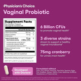 Physician's Choice Women's Probiotic 2-Pack | 50B CFUs | 6 Strains + Prebiotics | 120 Capsules | 4-Month Supply | Lab Tested