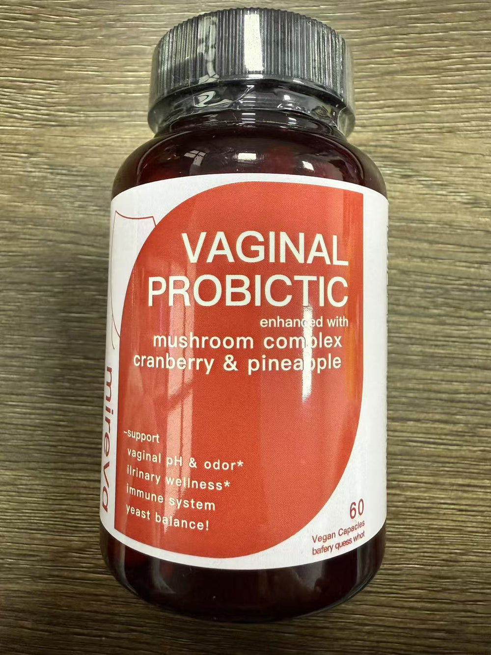 Vaginal Probiotic Capsules | 7 Billion CFU + Mushroom Complex, Cranberry & Pineapple | pH Balance, Yeast & Odor Control | 60 Count