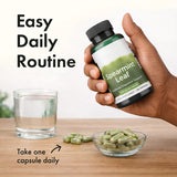 Spearmint Leaf 400mg Capsules - Traditional Digestive Support | 60 Capsules | Lab Tested | Organic Wellness Hub