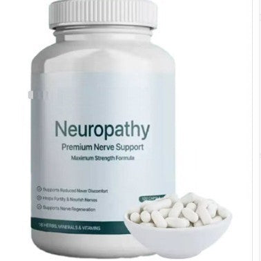 Neuropathy Premium Nerve Support Supplement - Maximum Strength Formula 120 Capsules | Organic Wellness Hub