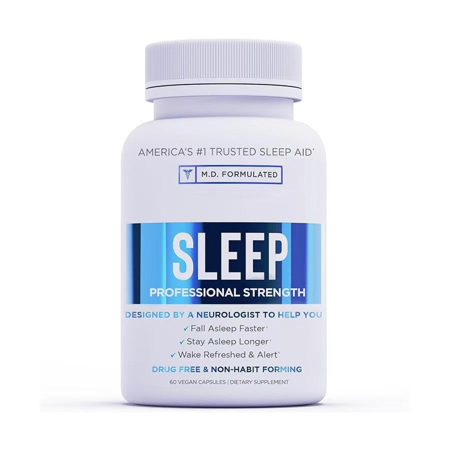 Professional Strength Sleep Aid Capsules | Non-Habit Forming Sleep Support Supplement | Organic Wellness Hub