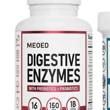 Digestive Enzymes & 60 Billion Probiotic Combo Pack - Gut Health, Digestion & Digestive Support Bundle 120 Capsules | Organic Wellness Hub