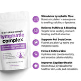 Lymphatic Complex 6-in-1 Capsules - Burdock, Dandelion, Kelp, Cleavers, Rutin & Bromelain | Organic Wellness Hub