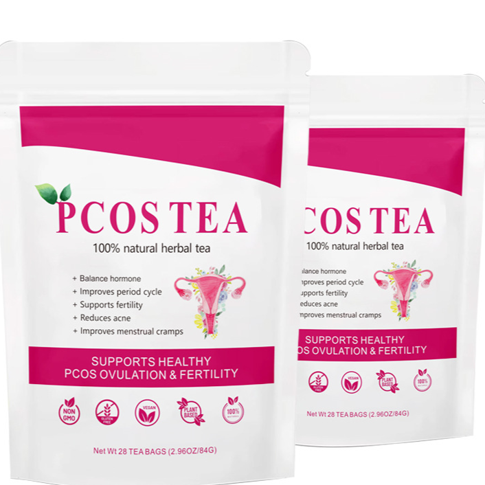 PCOS Tea | 100% Natural Herbal Tea for Hormone Balance, Fertility & Period Support - 28 Bags