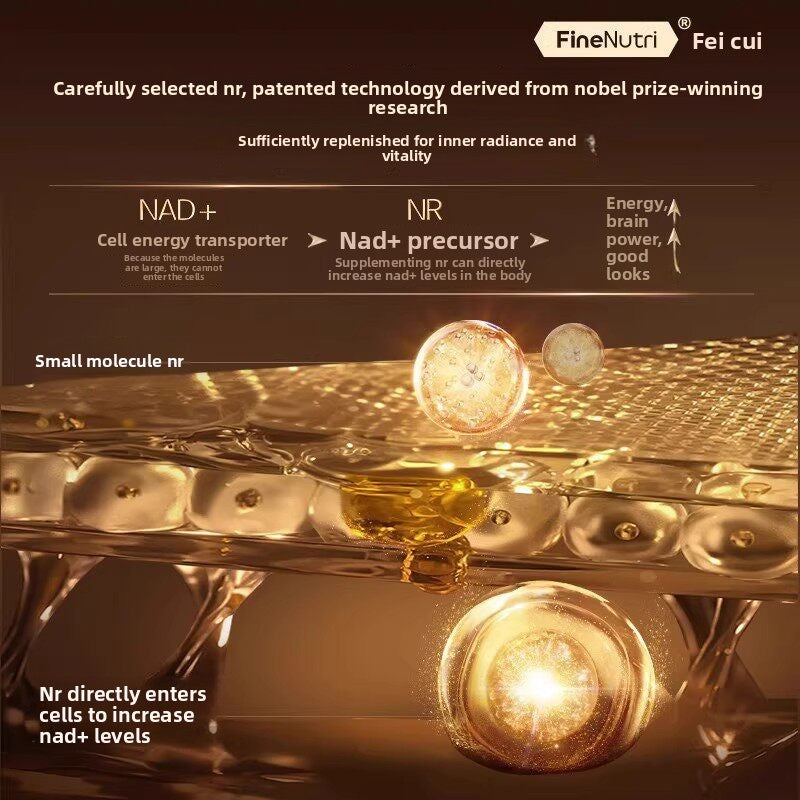 FineNutri NAD+ Cellular Energy Absolute Formula - Supports ATP Production & Cellular Function, 90 Capsules | Organic Wellness Hub