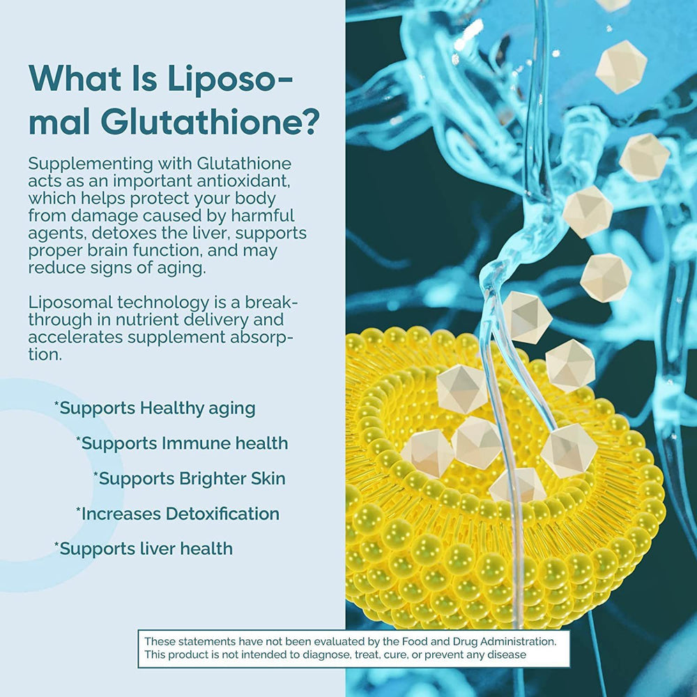 Liposomal Glutathione Vegetarian Softgels 60 Count - Advanced Antioxidant Wellness Supplement | Organic Wellness Hub